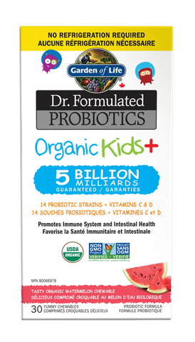 Garden Of Life | Dr. Formulated Probiotics | Organic Kids+ 5 Billion Shelf Stable