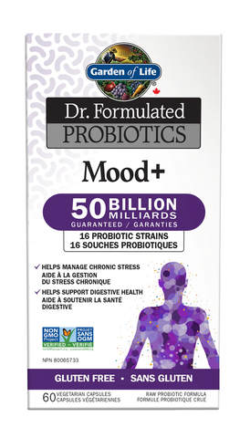 Garden Of Life | Dr. Formulated Probiotics | Mood+ 50 Billion