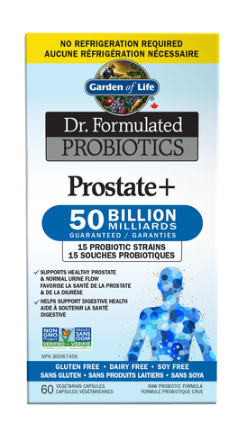 Garden Of Life | Dr. Formulated Probiotics | Prostate + 50 Billion Shelf Stable