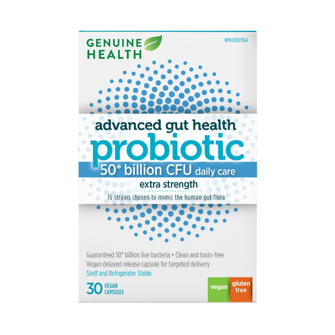 Genuine Health | Extra Strength Probiotic | 50 Billion