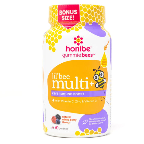 Honibe | Lil Bee Multi+ Immune Gummies | 70 Gummies