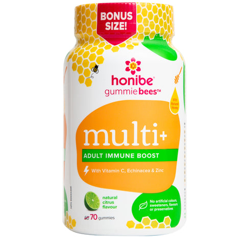 Honibe | Multi + Immune Gummies | 70 Gummies