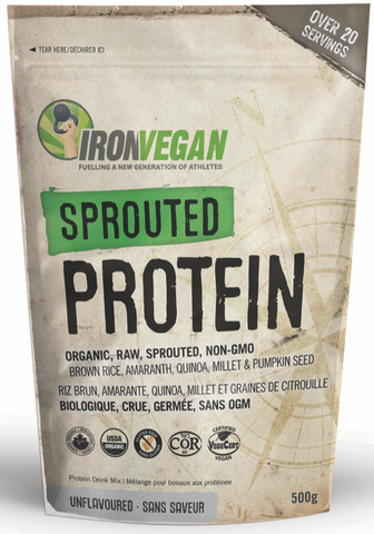 Iron Vegan Sprouted Protein 500g | Vegetarian Protein | Iron Vegan