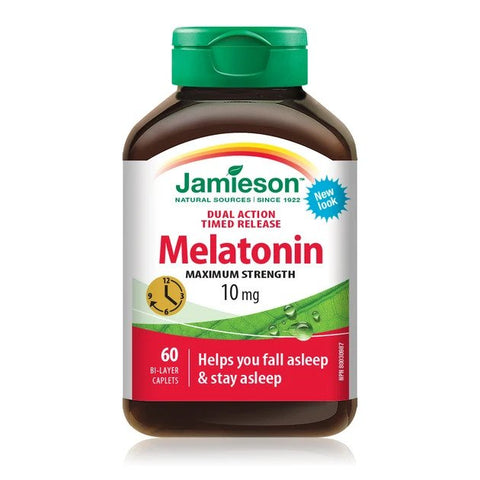 Jamieson Melatonin 10mg Dual Action Timed Release