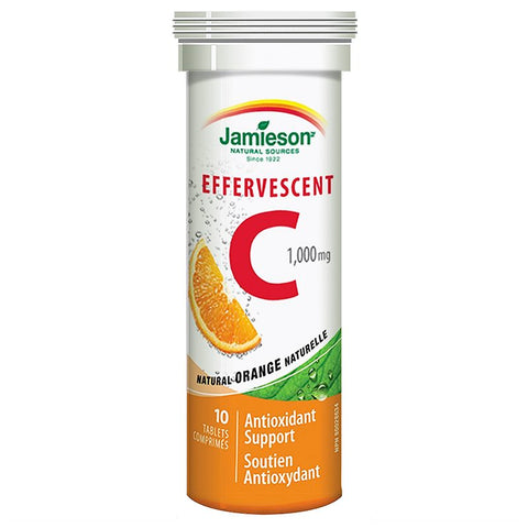 Jamieson Effercescent Vitamin C 1000mg 10 Tablets | Vitamin C | Jamieson