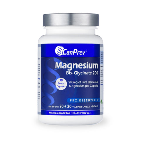 CanPrev Magnesium BisGlycinate Gentle 200 - Body Energy Club