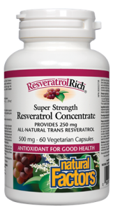 Natural Factors ResveratrolRich 500mg | Inflammation | Natural Factors