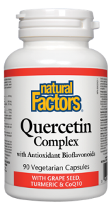 Natural Factors Quercetin Complex with Grape Seed, Turmeric & CoQ10 | Antioxidants | Natural Factors