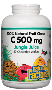 Natural Factors C 500mg chewable Wafers | Vitamin C | Natural Factors