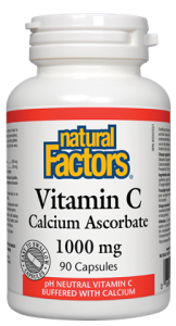 Natural Factors Vitamin C Calcium Ascorbate 1000mg | Vitamin C | Natural Factors