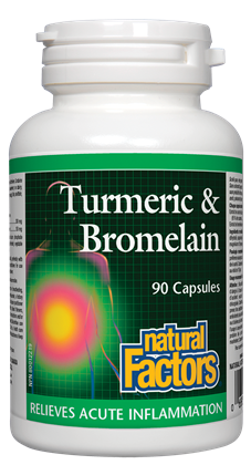 Natural Factors Turmeric & Bromelain | Inflammation | Natural Factors