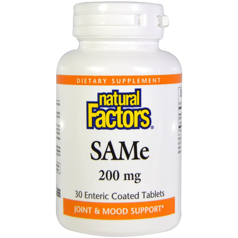 Natural Factors SAM e 200mg | Joints, Ligaments | Natural Factors