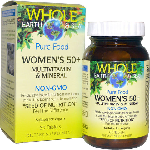 Whole Earth & Sea Women's 50+ Multivitamin | Women's Multivitamins | Natural Factors