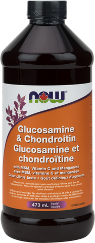 NOW Glucosamine & Chondroitin Liquid - Body Energy Club