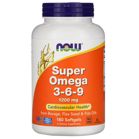 NOW Super Omega 3-6-9 1200mg Softgels