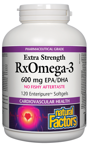 Natural Factors RxOmega-3 600mg EPA/DHA