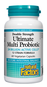 Natural Factors Ultimate Multi Probiotic Double Strength (24 Billion) Capsules | Probiotics | Natural Factors