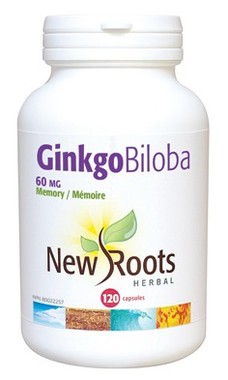 New Roots Ginkgo Biloba 60mg - Body Energy Club