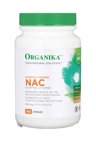 Organika NAC N-Acetyl-L-Cysteine 500mg | Antioxidants | Organika