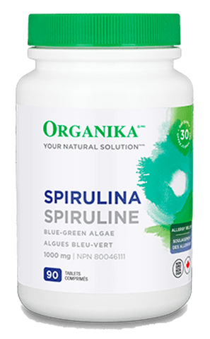 Organika Spirulina 1000mg Tablets | Spirulina & Chlorella | Organika