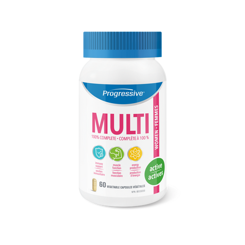 Progressive Active Women Multi Vitamin Vegetable Capsules | Women's Multivitamins | Progressive