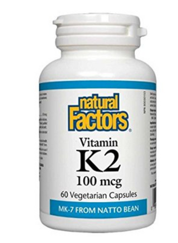Natural Factors Vitamin K2 100mcg | Bone & Osteoporosis | Natural Factors