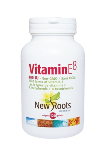 New Roots Vitamin E8 Softgels | Vitamin E | New Roots