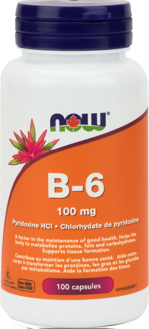 NOW B6 100mg - Body Energy Club