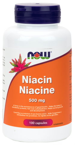 Now Niacin 500 mg 100 Capsules - Body Energy Club