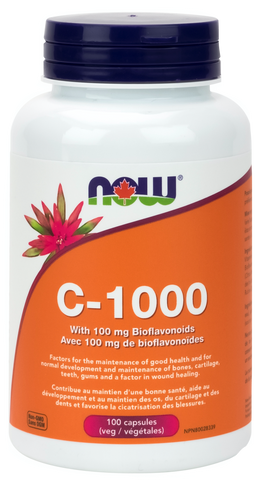 NOW C-1000 (with 100mg Bioflavonoids) | Vitamin C | NOW Foods