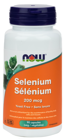 NOW Selenium 200mcg Vegetarian Capsules | Antioxidants | NOW Foods