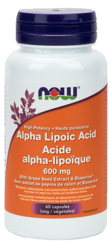 NOW Alpha Lipoic Acid 600mg | Antioxidants | NOW Foods