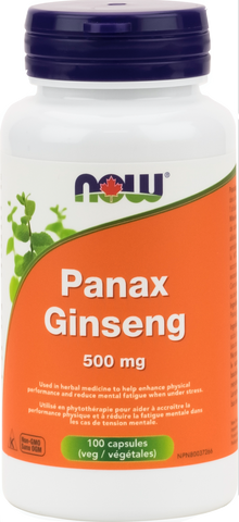 NOW Panax Ginseng Extract 500mg - Body Energy Club