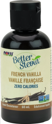 NOW BetterStevia French Vanilla Liquid | Stevia & Other Sweeteners | NOW Foods