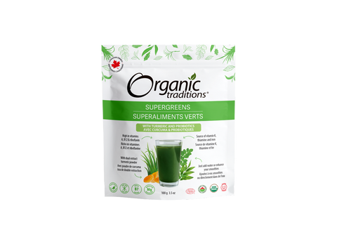 Organic Traditions | Probiotic Super Greens w/ Turmeric
