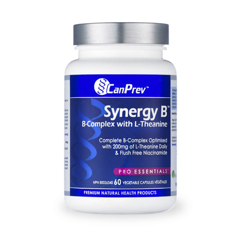 CanPrev Synergy B Complex With L-Theanine 60 VCAP | Vitamin B | CanPrev