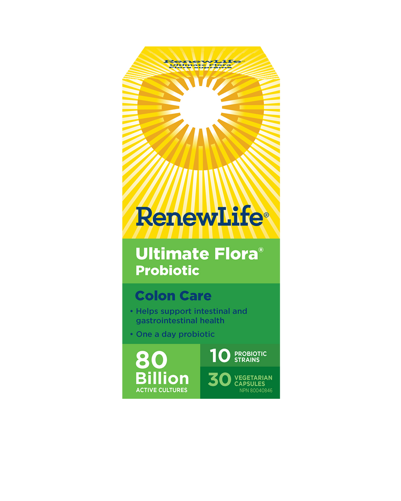 Renew Life Ultimate Flora Colon Care 80 Billion 30 capsules 
