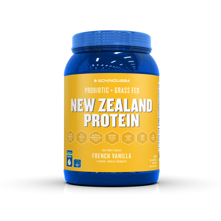Schinoussa New Zealand Probiotic Whey Isolate Protein Body Energy Club