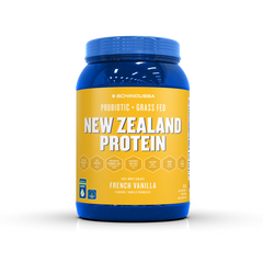 Schinoussa | New Zealand Probiotic Whey Protein | 2lbs | French Vanilla