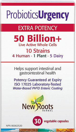 New Roots | Probiotics Urgency 50 Billion Capsules | Body Energy Club