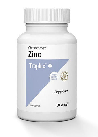 Trophic Zinc Chelazome 30mg Vegetarian Capsules - Body Energy Club