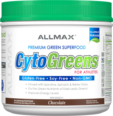 Allmax|  Cytogreens For Athletes | Chocolate Greens Powder 345g