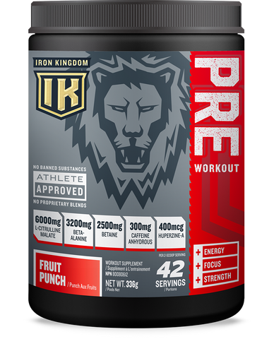 Iron Kingdom | Pre-Workout | 42 Servings | Fruit Punch