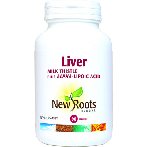 New Roots Liver Milk Thistle Capsules | Cleansing & Detox | New Roots