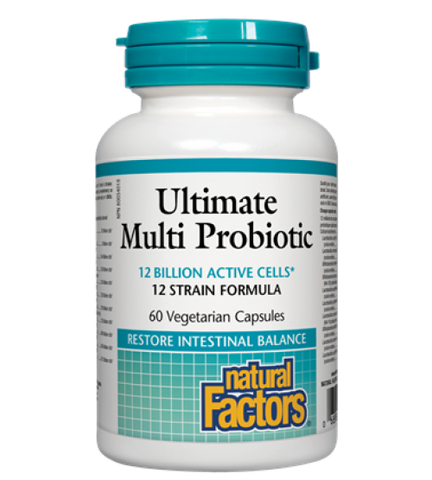 Natural Factors 12 Billion Ultimate Multi Probiotic | Probiotics | Natural Factors