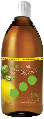 Ascenta NutraSea Omega 3 Zesty Lemon Fish Oil | Omega 3 Fish Oil EPA / DHA | Ascenta