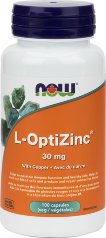 NOW L-OptiZinc Monomethionine 30mg - Body Energy Club