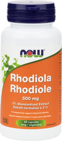NOW Rhodiola 500mg - Body Energy Club