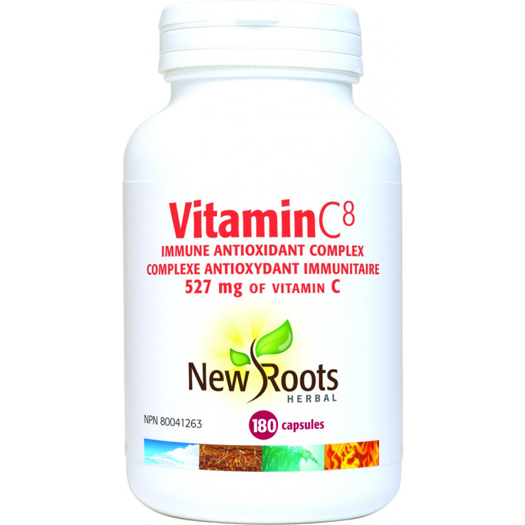 New Roots Vitamin C8 Capsules | Immune Support | New Roots
